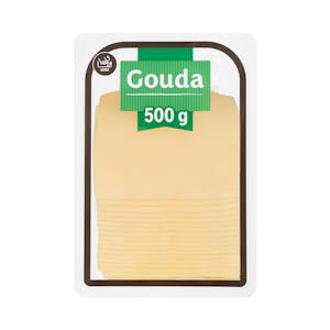 Sliced cow gouda cheese Hacendado