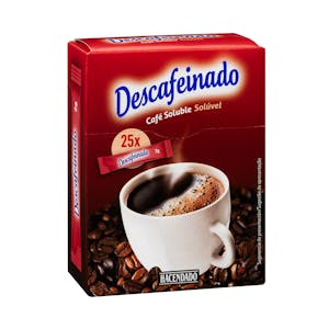 Café soluble descafeinado en sobres Hacendado