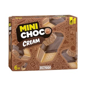 Helado mini sándwich choco cream Hacendado