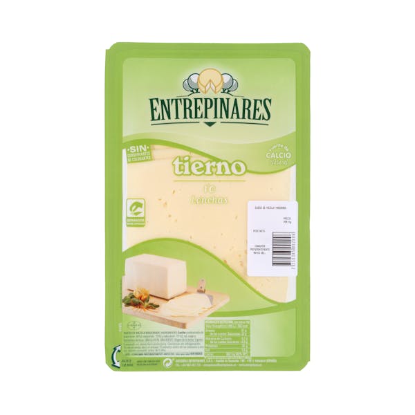 Queso lonchas tierno mezcla Entrepinares