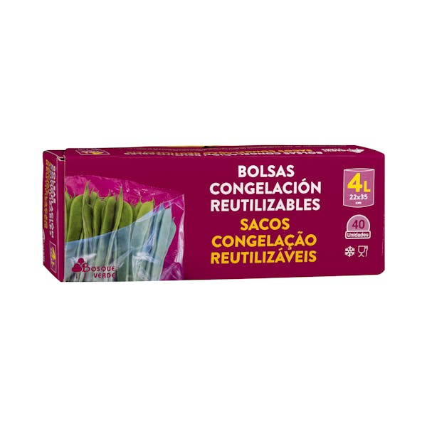 Bolsas congelación medianas Bosque Verde