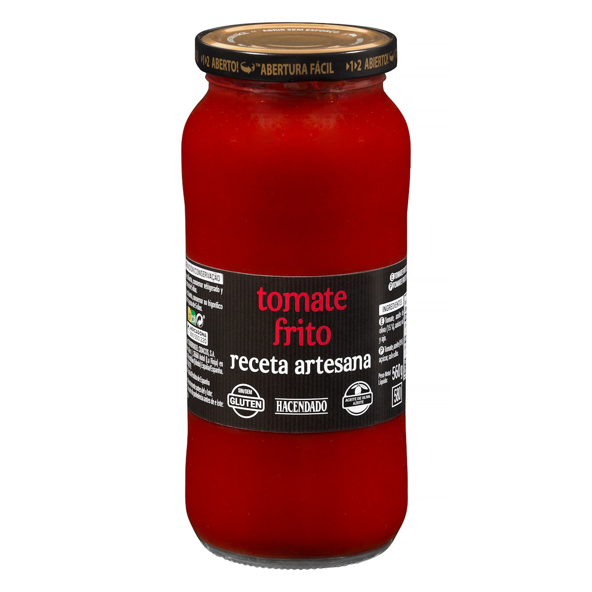 Tomate frito receta artesana Hacendado – Mercadona – صورة إعلانية للمنتج