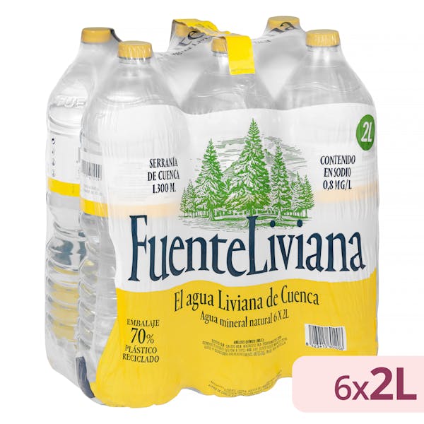 Agua mineral grande Liviana