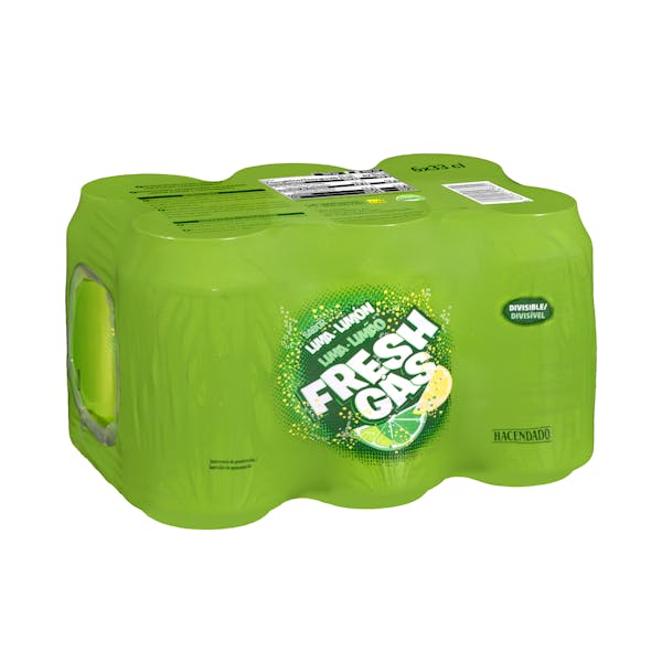 Imagen de Refresco lima limón Hacendado fresh gas
