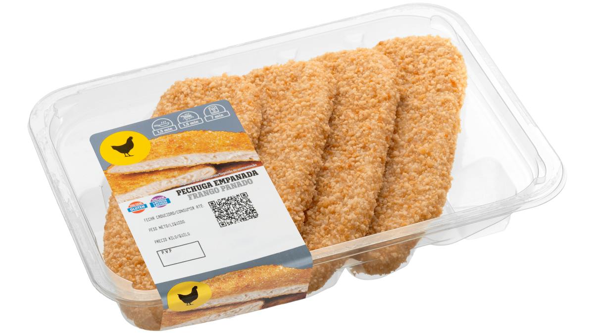 Pechugas de pollo marinadas empanadas