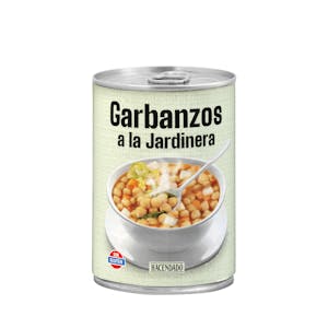 Garbanzos a la jardinera Hacendado