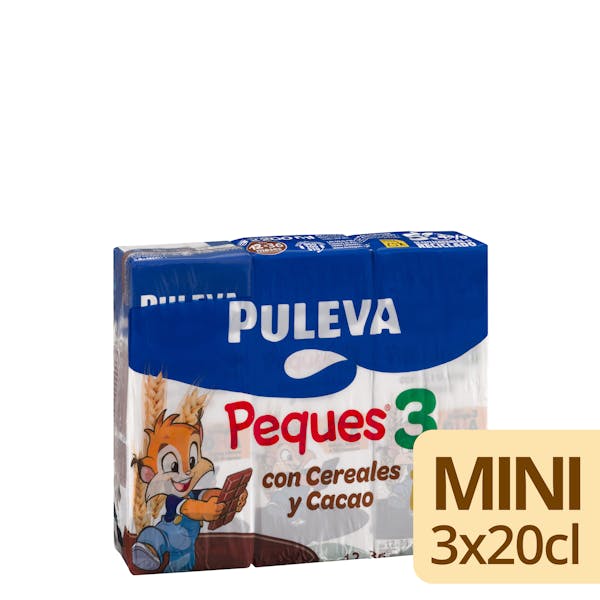 Preparado lácteo cereales al cacao Peques 3 Puleva