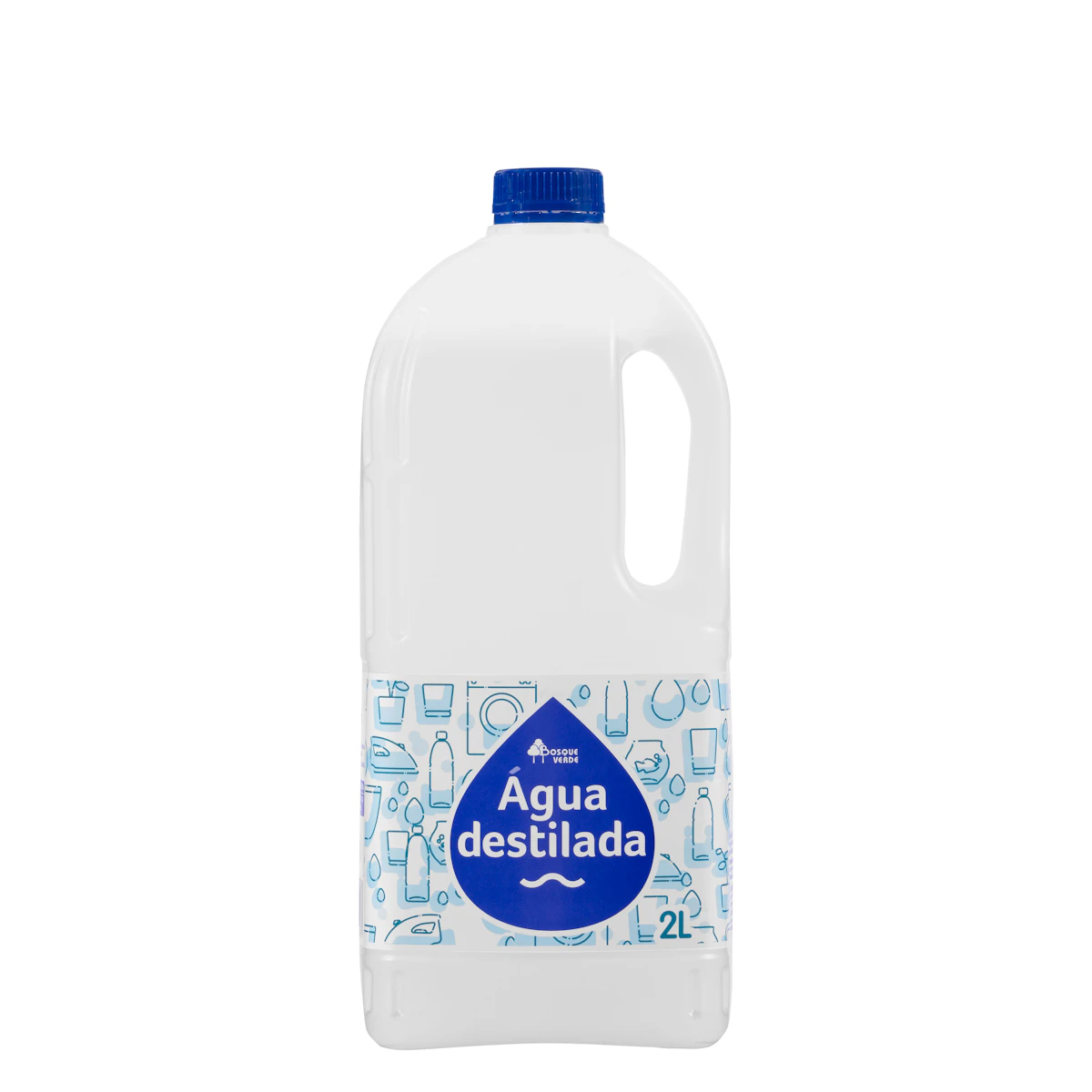 Agua destilada Bosque Verde – Mercadona – صورة إعلانية للمنتج