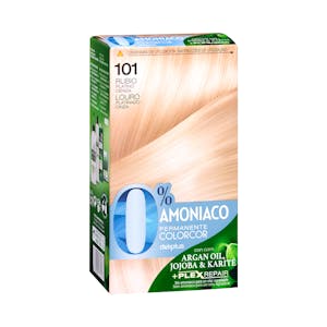 Coloración permanente 0% amoníaco 101 rubio platino ceniza Colorcor