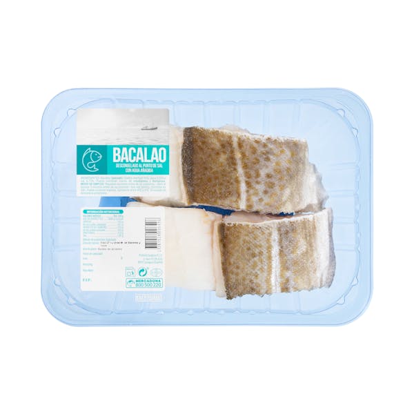 Bacalao al punto de sal con agua añadida