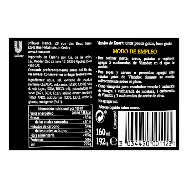 Aliño viandox Knorr