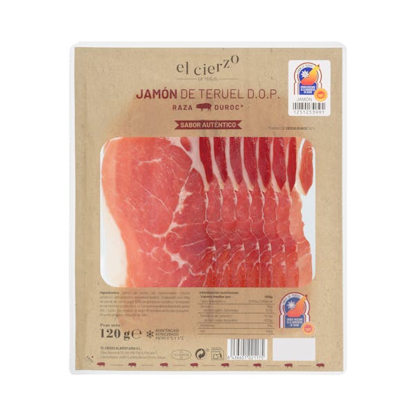 Jamón de Teruel D.O.P El Cierzo lonchas