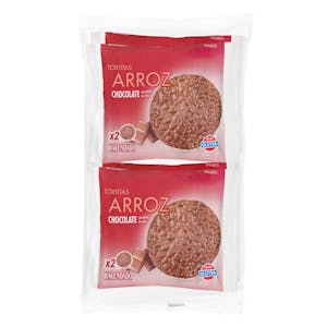 Tortitas de arroz con chocolate con leche Hacendado