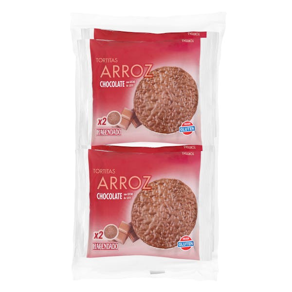 Imagen de Tortitas de arroz con chocolate con leche Hacendado