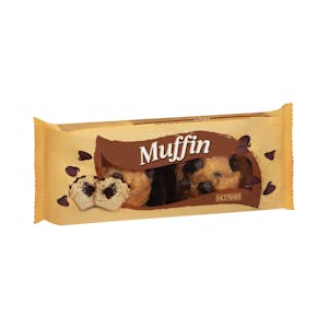 Muffins rellenos con crema de cacao Hacendado