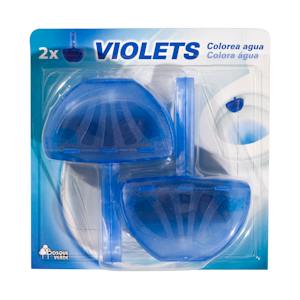 Blue WC hanger Violets perfume Bosque Verde