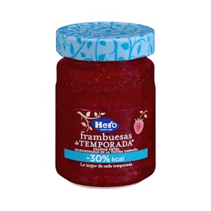 Mermelada frambuesas Hero light con stevia