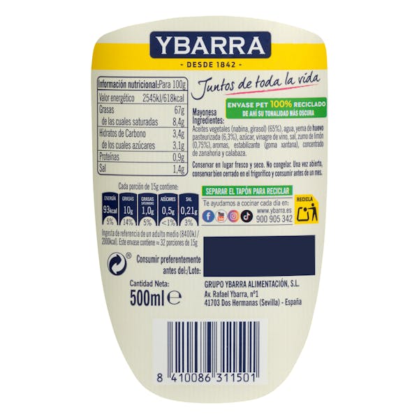 Mayonesa Ybarra