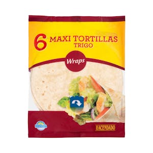 Maxi tortillas de trigo Hacendado