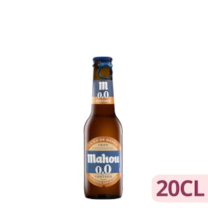 Cerveza 0,0% sin alcohol tostada Mahou