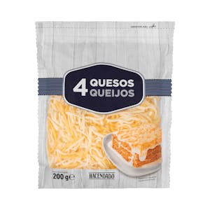 4-cheese blend grated Hacendado