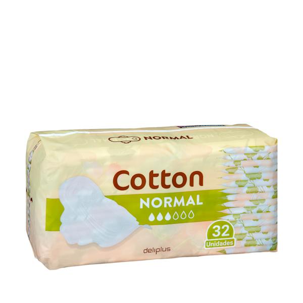 Imagen de Compresa cotton normal Deliplus con alas