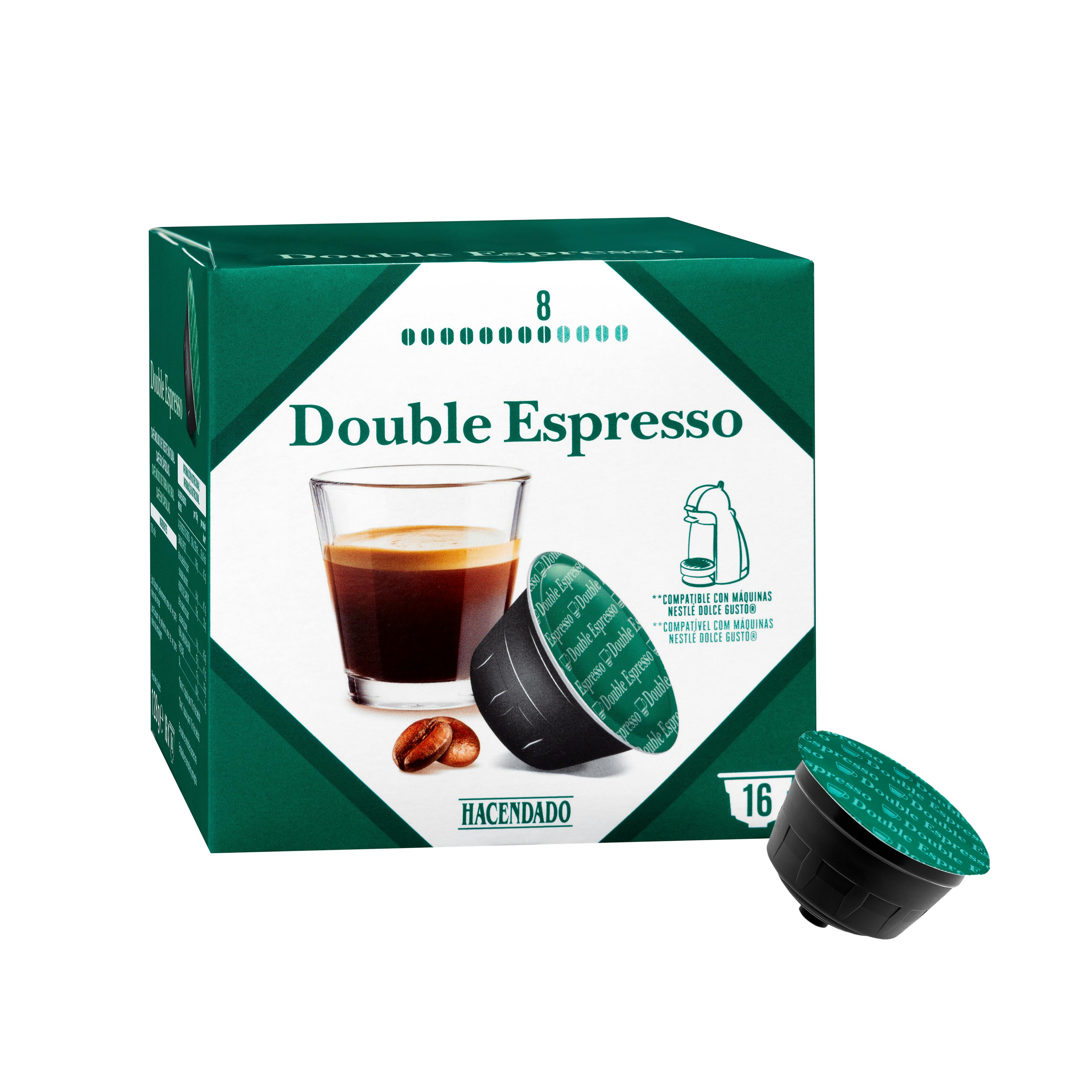 Café en cápsula doble espresso Hacendado | Mercadona compra online