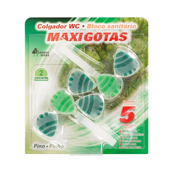 Colgador WC Maxigotas Pino Bosque Verde