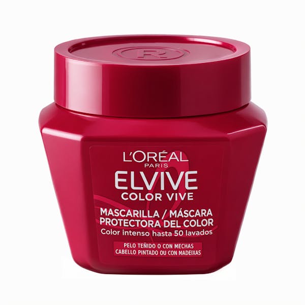 Imagen de Mascarilla Protectora Color Vive Elvive cabello teñido o con mechas