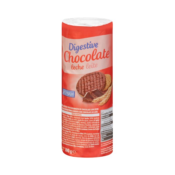 Imagen de Galletas Digestive chocolate con leche Hacendado