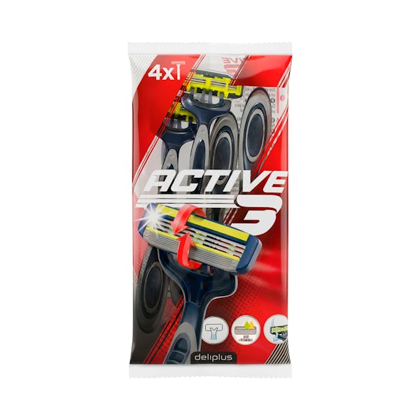Imagen de Maquinillas de afeitar desechables Deliplus Active 3 hojas