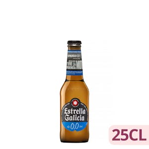 Cerveza 0,0% sin alcohol Estrella Galicia