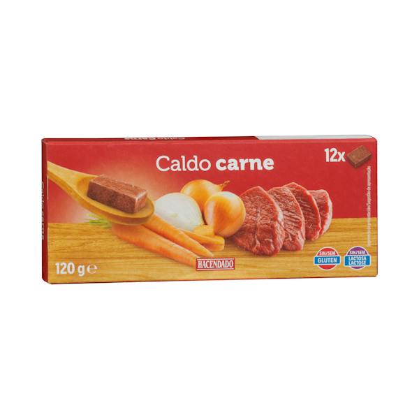 Imagen de Caldo de carne Hacendado en pastillas