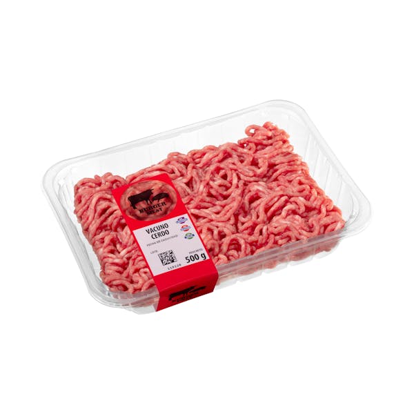 Preparado de carne picada vacuno y cerdo