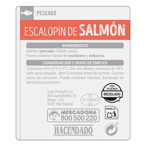 Escalopín de salmón
