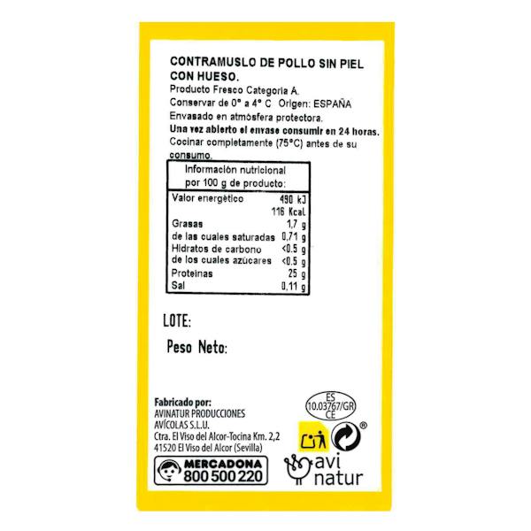 Etiqueta / ingredientes