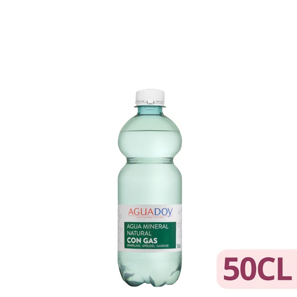 Agua mineral con gas pequeña Aguadoy