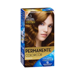 Coloración permanente 5.3 castaño claro dorado Deliplus