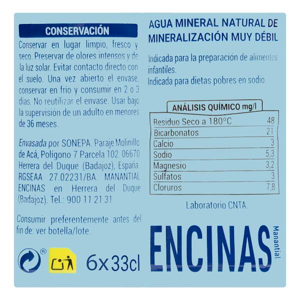 Etiqueta / ingredientes