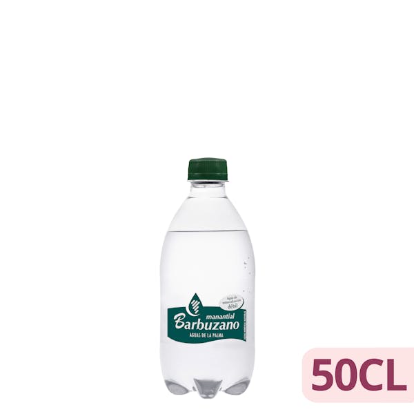Agua mineral con gas pequeña Barbuzano