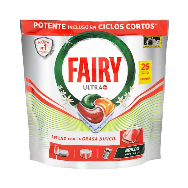 Imagen de Lavavajillas Ultra Plus naranja Fairy en pastillas