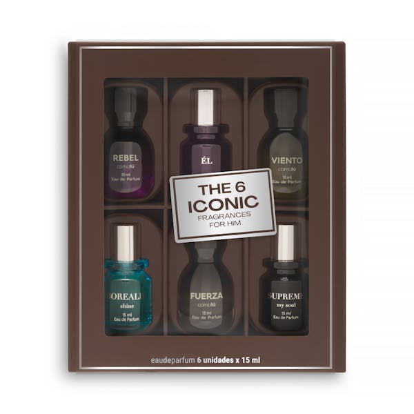 Lote hombre The 6 Iconic Como Tú mini fragancias de 15ml
