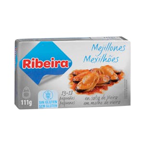 Mejillones en salsa de vieira Ribeira pequeños