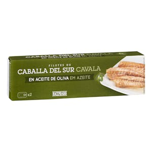 Filetes de caballa del sur en aceite de oliva Hacendado