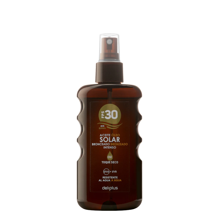 Aceite solar protector Deliplus FPS 30 – Mercadona – صورة المنتج