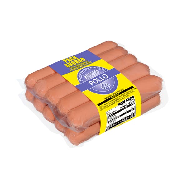 Salchichas cocidas de pollo Hacendado