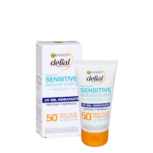 Gel hidratante solar rostro y escote Sensitive advanced Delial FPS 50+