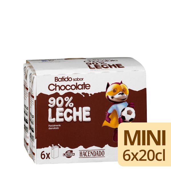 Imagen de Batido de chocolate 90% leche Hacendado