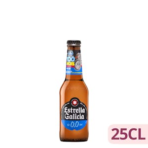 Cerveza 0,0% sin alcohol Estrella Galicia