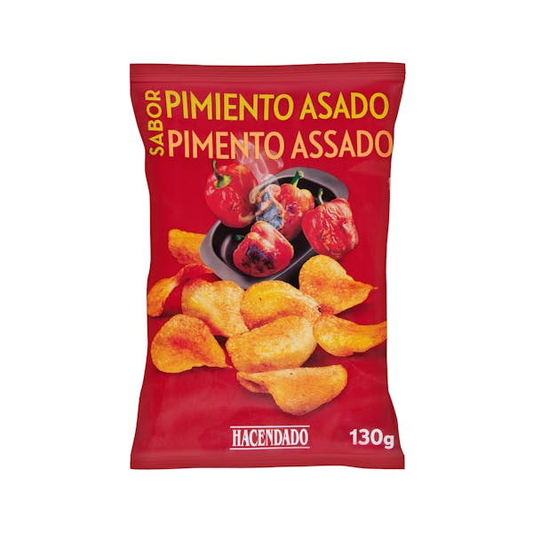 Patatas fritas sabor pimiento asado Hacendado | Mercadona ...